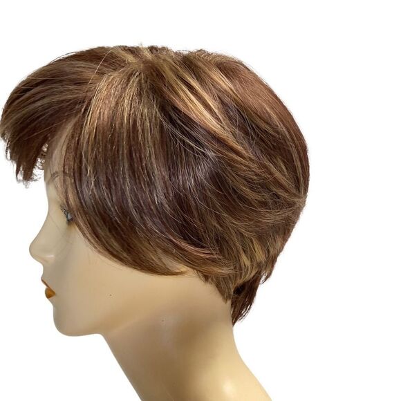 Synthetic Women’s Brown Asymmetrical hairstyle wig shortNew Without Tags‎ - Picture 3 of 12